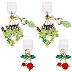 6 шт. 3-х видов пластиковых мобильных пылезащитных заглушек&nbsp;HJEW-CN00012