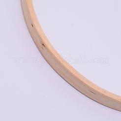 Anneaux de cerceaux en bambou&nbsp;WOOD-WH0103-82A