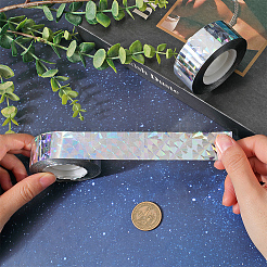 Голографический лазерный блестящий бопп&nbsp;AJEW-WH20010-47B-02