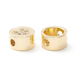 Латунные микропаве из прозрачного кубического циркония KK-D067-09G-RS