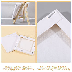 Квадратные деревянные доски для рисования&nbsp;DIY-WH0622-483B