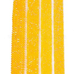 Chapelets de perles en verre électroplaqué&nbsp;EGLA-A044-T6mm-L05