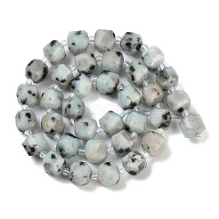 Натуральный кунжут яшма / киви нитки бусины яшмы G-B125-O09-01