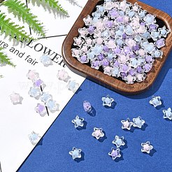 60 г 3 цвета прозрачные акриловые бусины TACR-YW0002-46