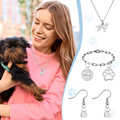 60шт 4 стиля подвески из нержавеющей стали STAS-GA0001-94