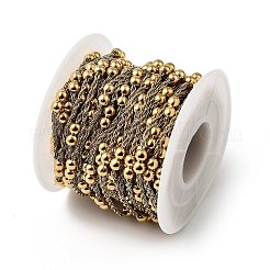 Цепи из нержавеющей стали 304 с двойными бусинами CHS-K022-01A-G