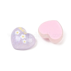 Cabochons imprimés en résine transparente et poudre à paillettes&nbsp;RE-CBA9CE8-06
