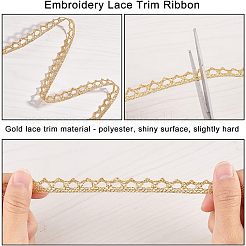 Металлическая кружевная отделка MCOR-WH0003-03D