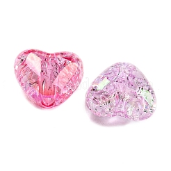 Уф покрытие прозрачные хрустящие акриловые бусины&nbsp;MACR-D024-11