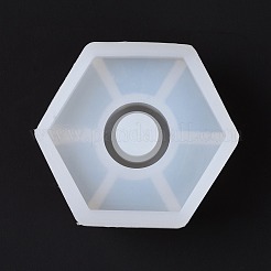 Шестигранные подсвечники пищевые силиконовые Молды DIY-D071-04