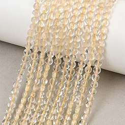 Colliers de perles en quartz citron naturel (chauffé)&nbsp;GG-NH0007-E01-02