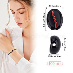 100 Stück undurchsichtige Acrylperlen&nbsp;OACR-PA0001-51