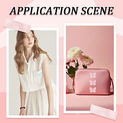 64 шт. 8 цвета бабочка органза кружево вышивка орнамент аксессуары DIY-GF0006-89