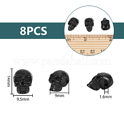 8 шт. бусины из нержавеющей стали марки 304 STAS-UN0059-64B