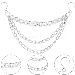 2 шт. алюминиевые цепи для ремней безопасности&nbsp;HJEW-SP0001-41P