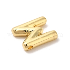 環境にやさしいラックメッキ真鍮ペンダント  長持ちメッキ  鉛フリー＆カドミウムフリー  18KGP本金メッキ  バルーンレターチャーム  文字m  22x19x5mm  穴：2.5x2mm&nbsp;X-KK-R143-21G-M