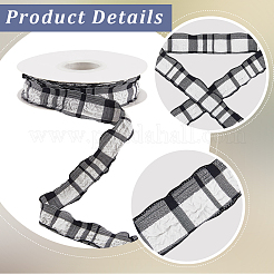 Тканевая клетчатая лента&nbsp;OCOR-WH20071-001G