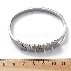 Bracelets à charnière en acier inoxydable 304 pour femmes&nbsp;BJEW-A011-19P