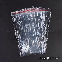 Wiederverschließbare Kunststoffverpackungsbeutel&nbsp;OPP-G001-A-8x18cm