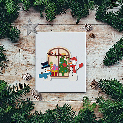 Découpe en acier au carbone de Noël meurt pochoirs&nbsp;DIY-WH0309-1238