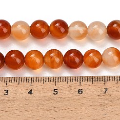 Cuentas de cornalina naturales hebras&nbsp;GG-CBA1CAF-A01-8mm