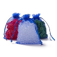 Sacs-cadeaux en organza avec cordon de serrage&nbsp;X-OP-R016-9x12cm-10
