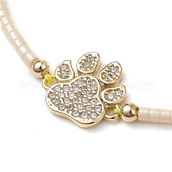 Braccialetti di perline intrecciate con semi di vetro per le donne&nbsp;BJEW-MZ00130
