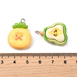 Подвески из непрозрачной смолы&nbsp;CRES-D313-04P