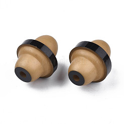 Двухцветные акриловые бусины&nbsp;SACR-S274-07