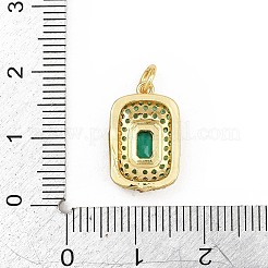 Ciondoli in ottone zirconi con pavé di ottone&nbsp;CU-CBAAB9C-02G-04