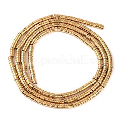 Гальванические нити из синтетических немагнитных гематитовых бусин&nbsp;G-H027-G01-01