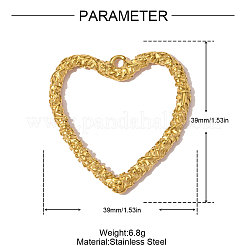 Подвески из нержавеющей стали 304&nbsp;STAS-OY009-34G