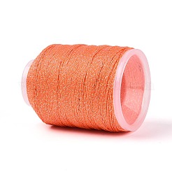 Cordon en polyester pailleté double brin de 200 m avec fil métallique&nbsp;OCOR-T019-01A-07