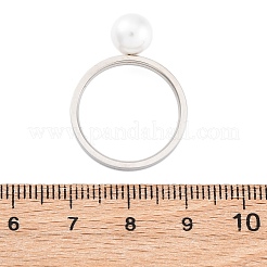 Кольца из нержавеющей стали 304 для женщин RJEW-B070-02A-P