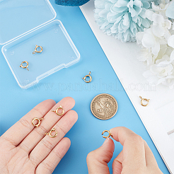 8 шт. ионное покрытие (IP) 304 пружинные кольцевые застежки из нержавеющей стали STAS-UN0052-56