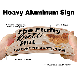 Уф-защищенный и водонепроницаемый алюминиевый предупреждающие знаки AJEW-WH0111-K27