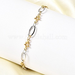 Браслеты из нержавеющей стали 304 BJEW-A044-03B-GP