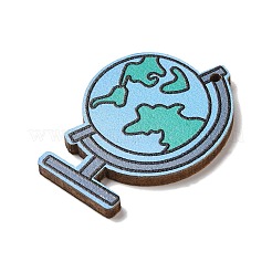 Подвески из дерева с цветной печатью&nbsp;WOOD-S062-02D