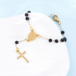 Браслеты из звеньевой цепи из нержавеющей стали 304&nbsp;BJEW-A032-05G