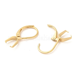 Accesorios para pendientes de acero inoxidable 304 con cierre de palanca y baño de iones (IP)&nbsp;STAS-U025-01G-01