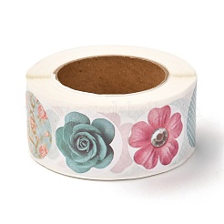 3d наклейки в виде цветов и сердечек в рулонах X-DIY-B031-05