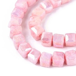 Антикоррозийные гальванические стеклянные бусины GLAA-T025-4mm-10I