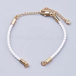 Плетеный браслет из хлопкового шнура MAK-I006-G