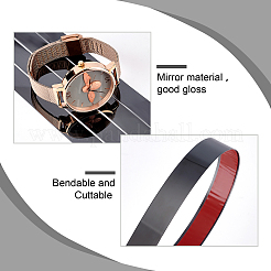 Гибкая самоклеящаяся молдинг из нержавеющей стали AJEW-WH0258-213B