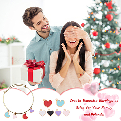 Подвески из сплава эмали 90шт 6 стиля&nbsp;ENAM-GA0001-07