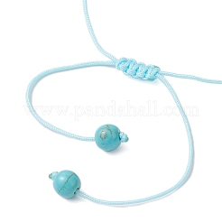 2шт. синтетические бирюзовые бусины в виде морских звезд и черепах BJEW-JB11883