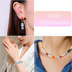 40 шт. 8 стиля гальванизированных прозрачных акриловых бусин&nbsp;OACR-CJ0002-48