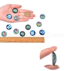 3set 3 стиля стеклянных кабошонов GGLA-SZ0001-21