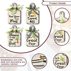 Деревянная подвеска HJEW-WH0074-021