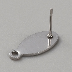 Orecchino a perno in acciaio inossidabile 304&nbsp;LS-STAS-WH0017-028P